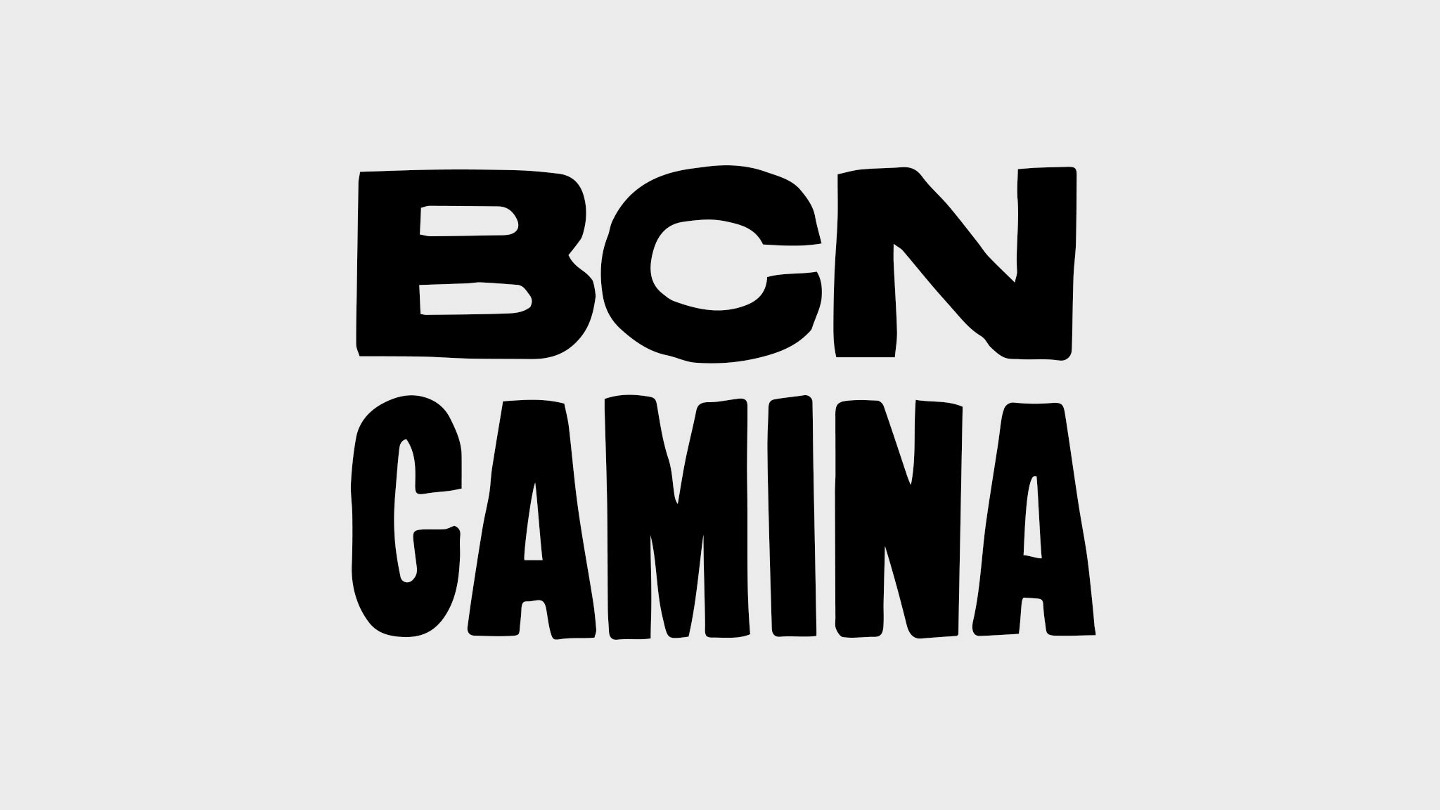 Lettering principal BCN camina Diewaves